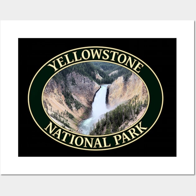 Yellowstone Falls at Yellowstone National Park in Wyoming Wall Art by GentleSeas